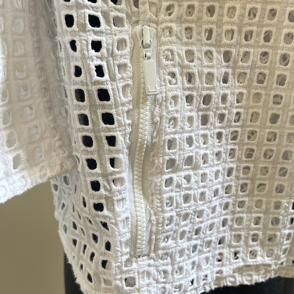 ALDO MARTINS Cotton cutout mesh moto jacket - Picture 4 of 7